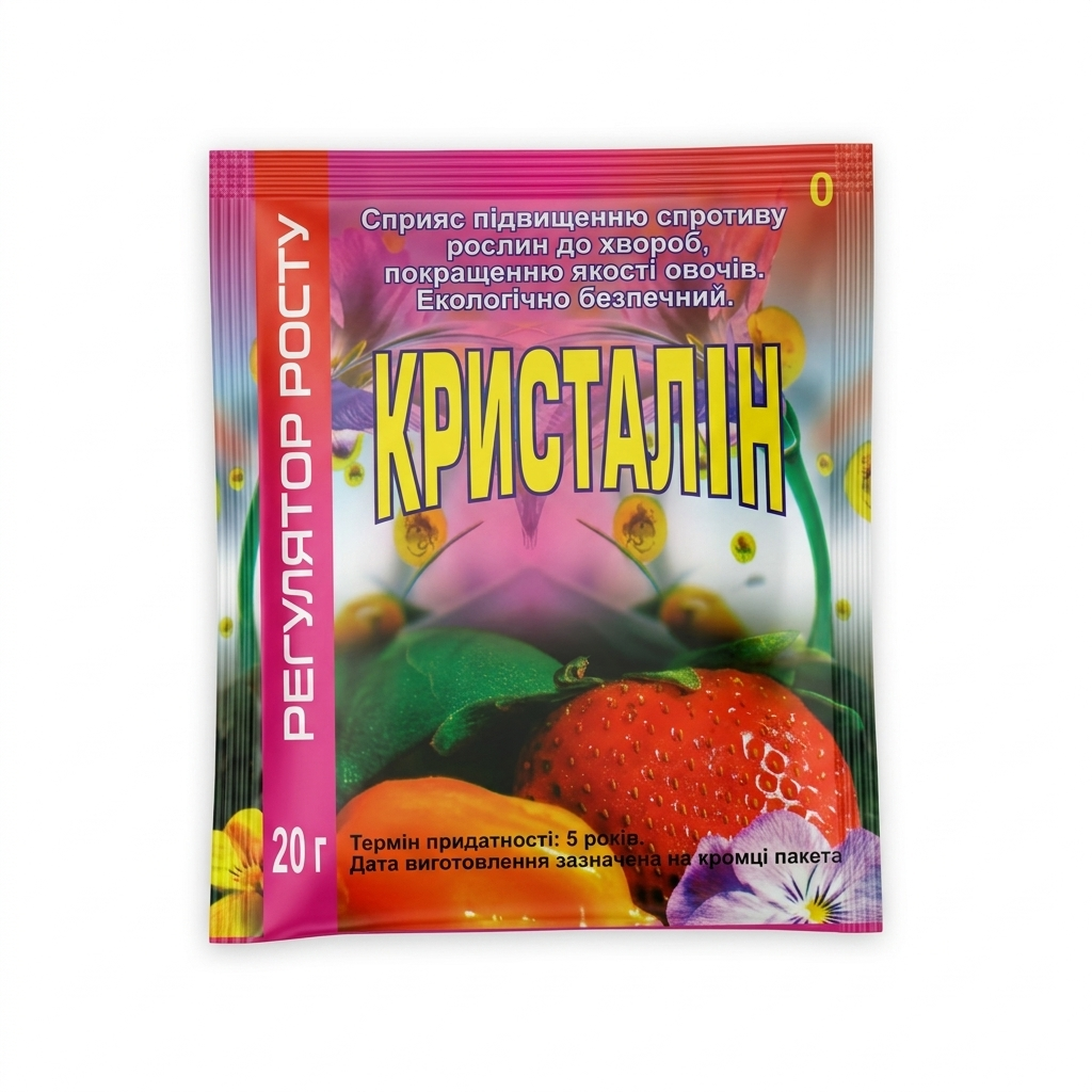 Добриво та регулятор росту Кристалін (20 г)