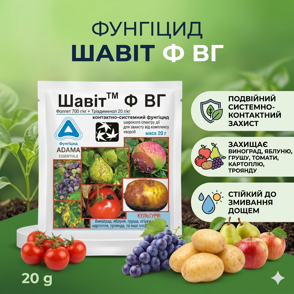 Фунгіцид Шавіт Ф в.г. (20 г)