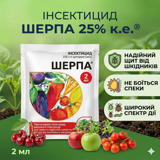 Інсектицид Шерпа 25% к.е. (2 мл)