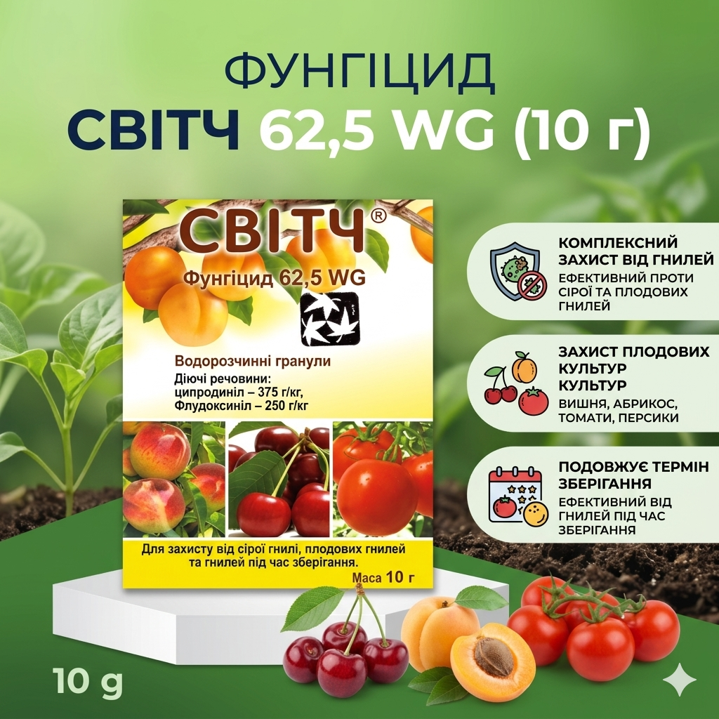 Фунгіцид Світч 62,5 WG (10 г)
